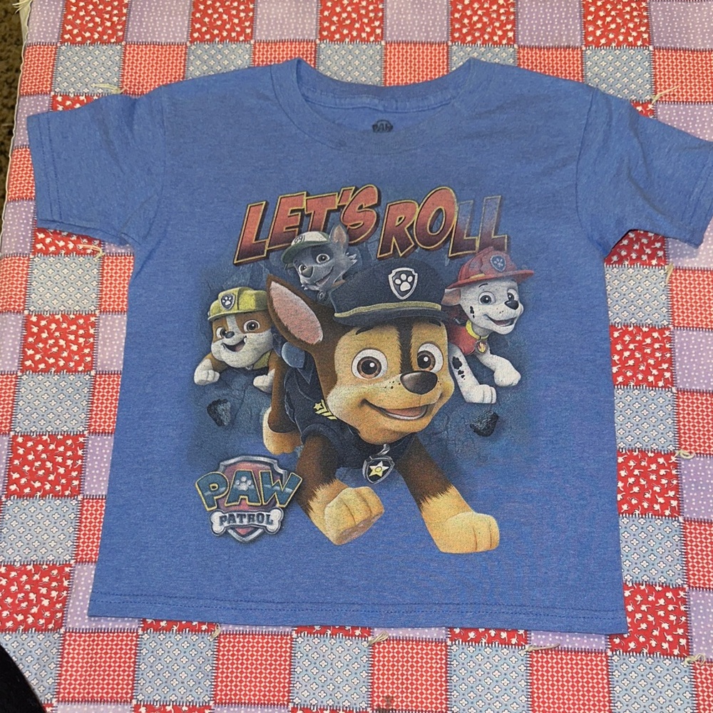Nickelodeon Blue Paw Patrol Shirt XS 4/5